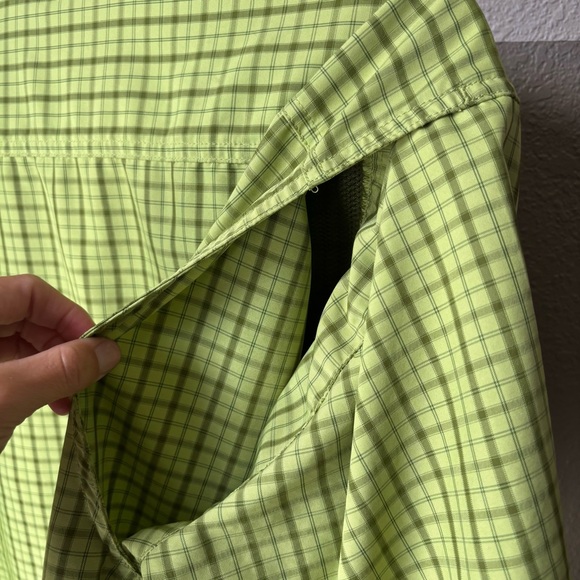 Eddie Bauer Men’s XL Vented Casual Green Short Sleeve Button Down Shirt Fishing - Picture 5 of 8